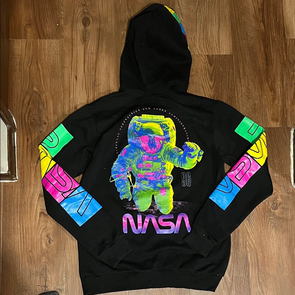Vibrant NASA Graphic Hoodie